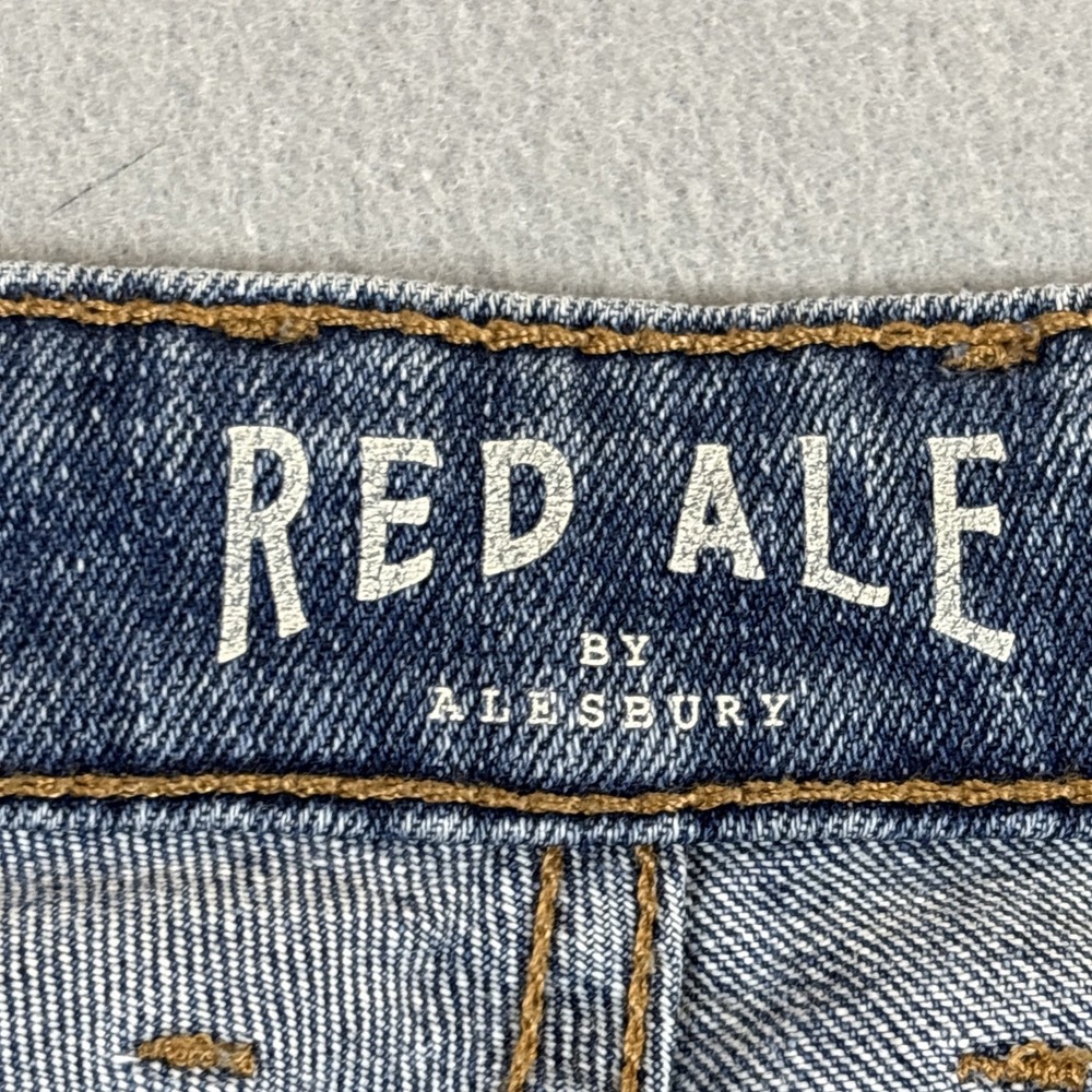Red Ale By Alesbury Relaxed Blue Jeans Size 35 X 30 - Picture 3 of 12